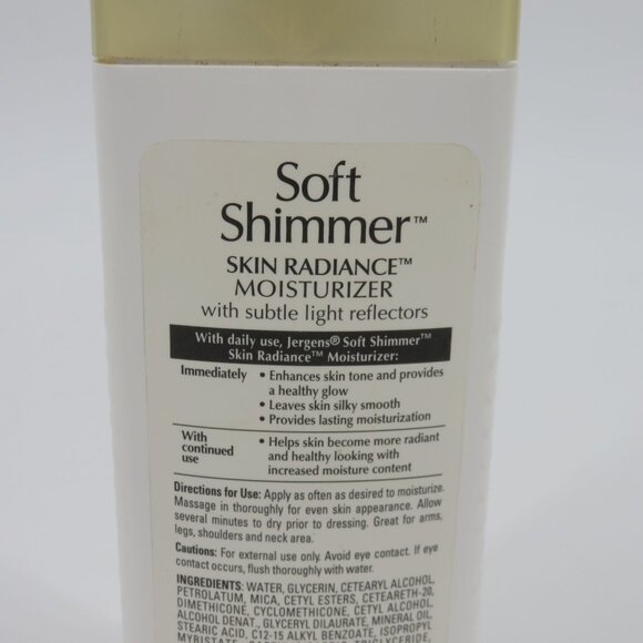 Jergens Soft Shimmer Skin Radiance Moisturizer Lotion 6oz USED 80 Percent Full - Picture 7 of 10